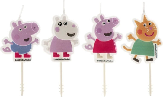 Peppa Pig Candle Set 4 Pcs Dekora
