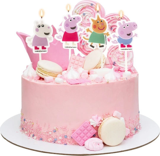 Peppa Pig Candle Set 4 Pcs Dekora