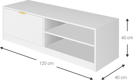 Телевизионен Мебел Allegro 162844109 120x40x40см Черен