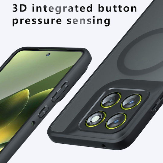 Techsuit Purefrost Back Cover Silicone Black (Motorola Edge 70 - Techsuit)