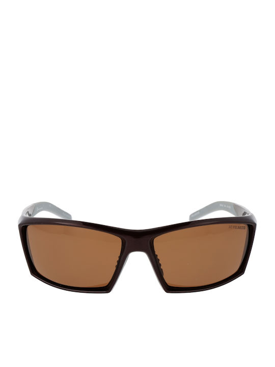Champion Men's Sunglasses with Black Frame and Gray Lens CU5142-64C04