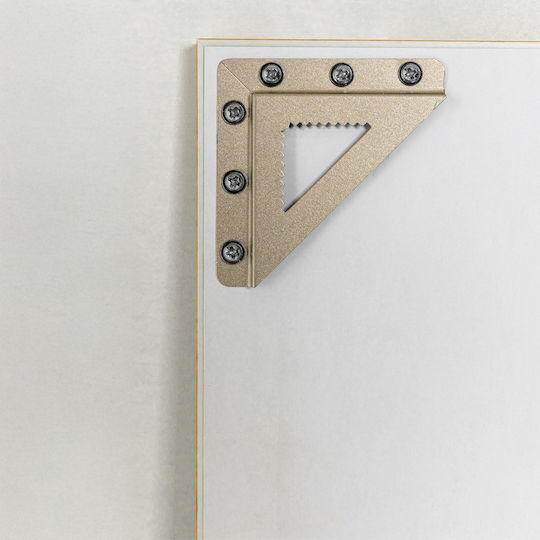 Liberta Organic Wall Mirror Full Length with Beige Plastic Frame 125.4x65.4cm 1pcs