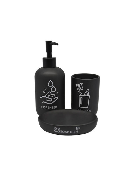 Ankor Dispenser Κεραμικό Μαύρο