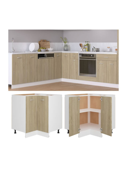 Ъглов Шкаф Подов Sonoma Oak 75.5x75.5x80.5бр