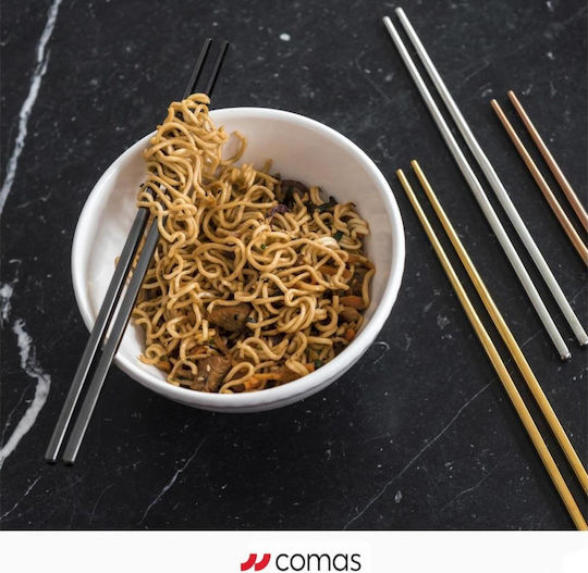 Comas Chopsticks Ξύλινα Ασημί 2τμχ