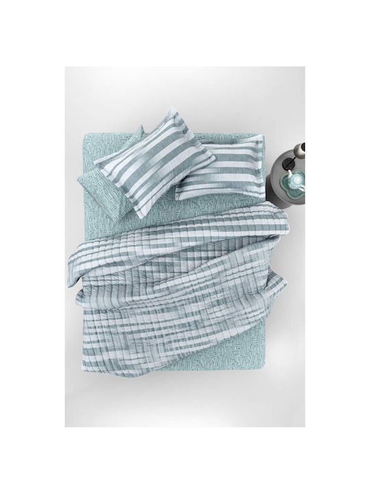 Guy Laroche Cuba Coverlet Queen Size Cement 220x240cm
