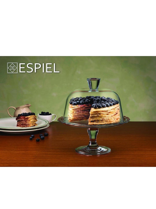 Espiel Patisserie Cake Stand Transparent 13x13x25.9cm