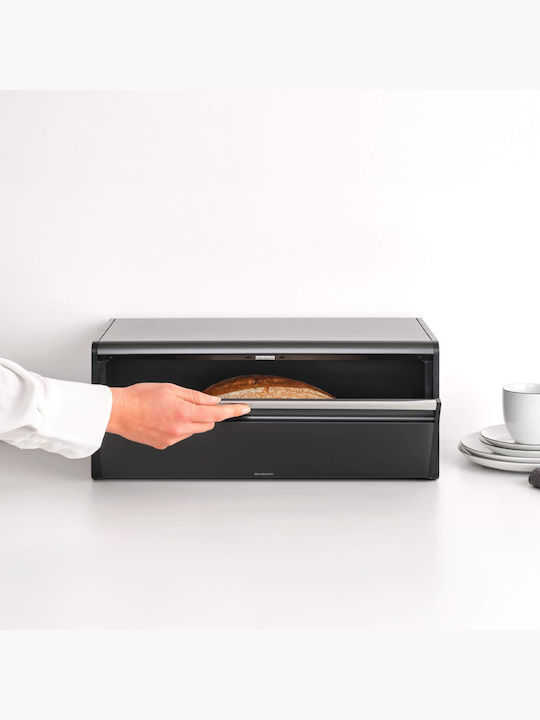 Brabantia Front Ψωμιέρα Μαύρη