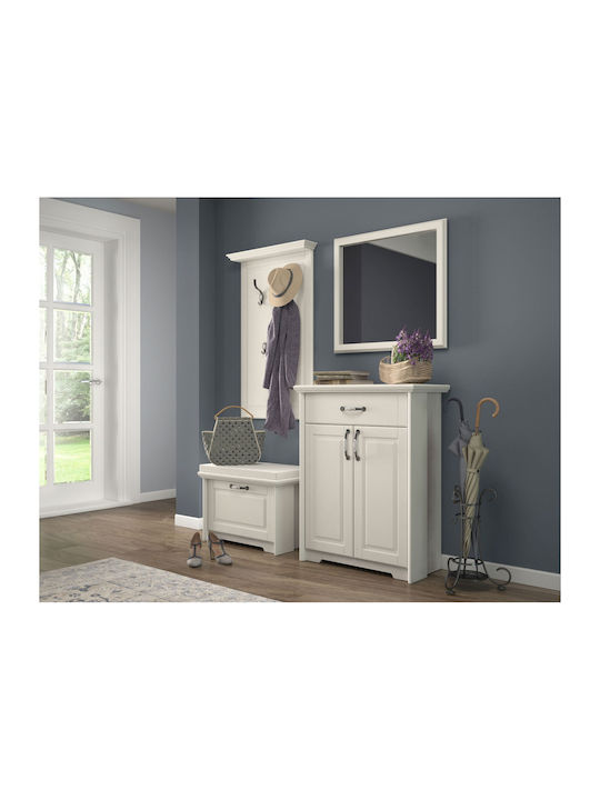 Polihome Toscana Rectangular Wardrobe Shelf made of Particleboard 65x32x1cm 161586759 2pcs