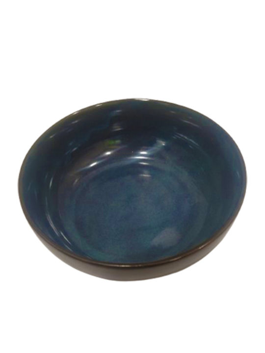 Cryspo Trio Porcelain Salad Bowl Blue 16x16x6.5cm