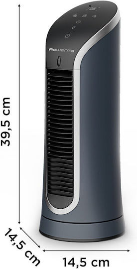 Rowenta Eole Compact Ανεμιστήρας Πύργος 30W Μαύρος
