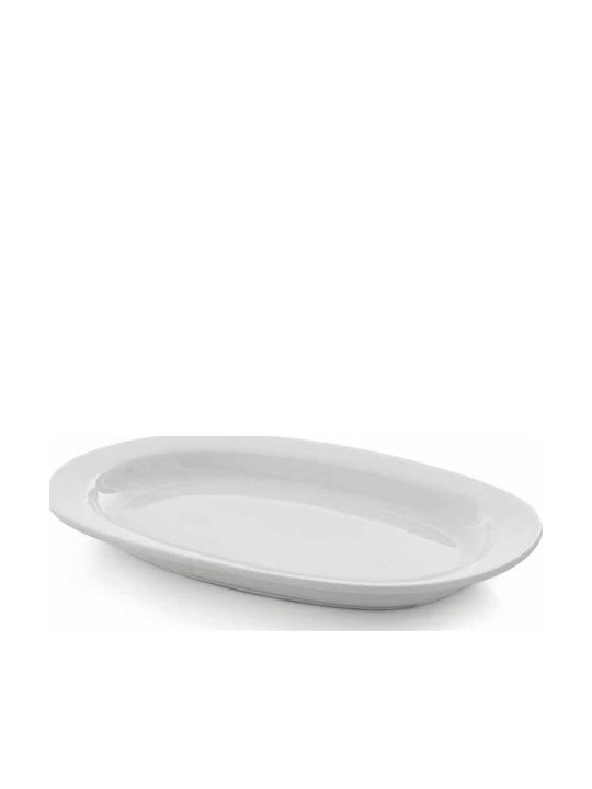 Serving Platter made of Porcelain White with Diameter 19cm