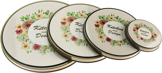 Viosarp Lids for Cooker Burners from Metal 4 Pieces