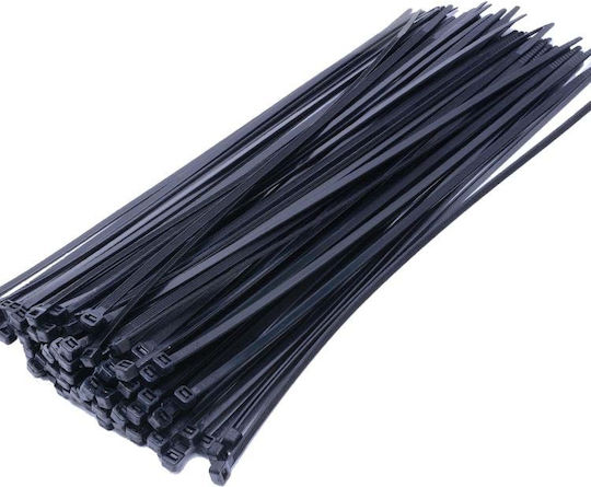 ATC Plastic Cable Ties 400mmx4.8mm In Black Colour 100 Pieces 20.007.0032
