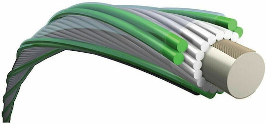 Brand Italia Tennis Racket String White Φ1.38mm