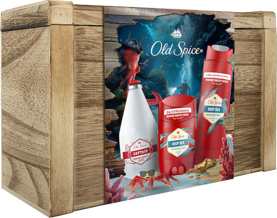 Old Spice Capten & Deep Travel Set για Καθαρισμό Σώματος