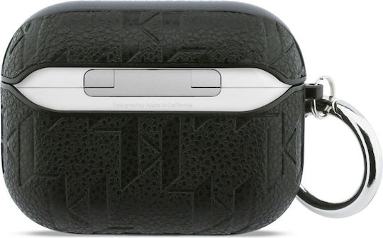 Karl Lagerfeld Karl & Choupette Head Hülle Kunststoff mit Haken in Schwarz Farbe für Apple AirPods Pro