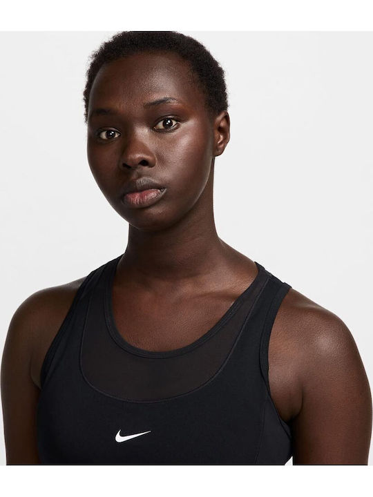 Pro Women's Athletic Crop Top Sleeveless Dri-Fit Black / White