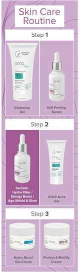 Cosmetic Plant Serum Anti-Îmbătrânire Față și Ochi cu Retinol și Vitamina C pentru Strălucire și Detoxifiere 30ml