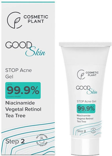 Cosmetic Plant Gel Față pentru Ten Acneic 30ml
