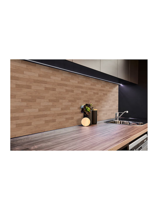 Autocolant Panou Vinilic Decorare Perete Pardoseală Din Lemn 100x50 Cm