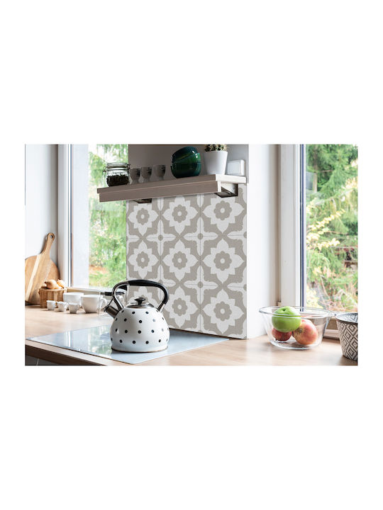 Wandsticker Vinyl Kacheln Arabisches Blume 9x30x30 cm