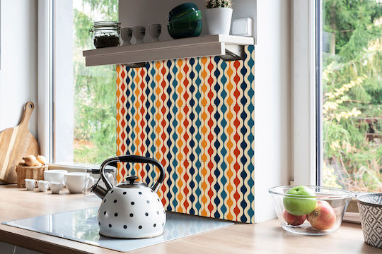 Autocolante Vinilice Plăci Modern Decor Retro Model 9x30x30 Cm