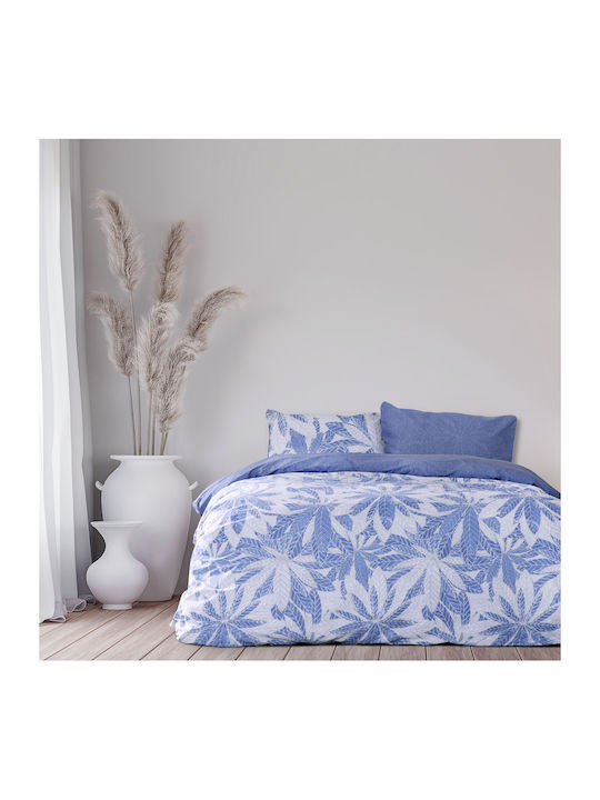 Kocoon Raellia Coverlet Single Cotton Blue 160x245cm
