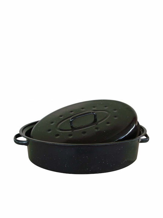 Ankor Dutch Oven Oval with Grill 45x35cm 1pcs