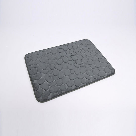 Inter Ceramic Бански Килим Мемори Пяна 182BM Сив