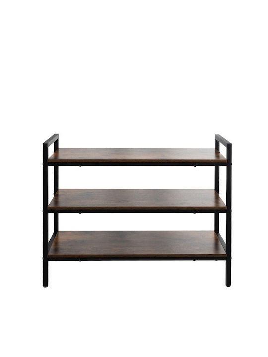 Fabric Shoe Organizer Black 79x30x58.5cm