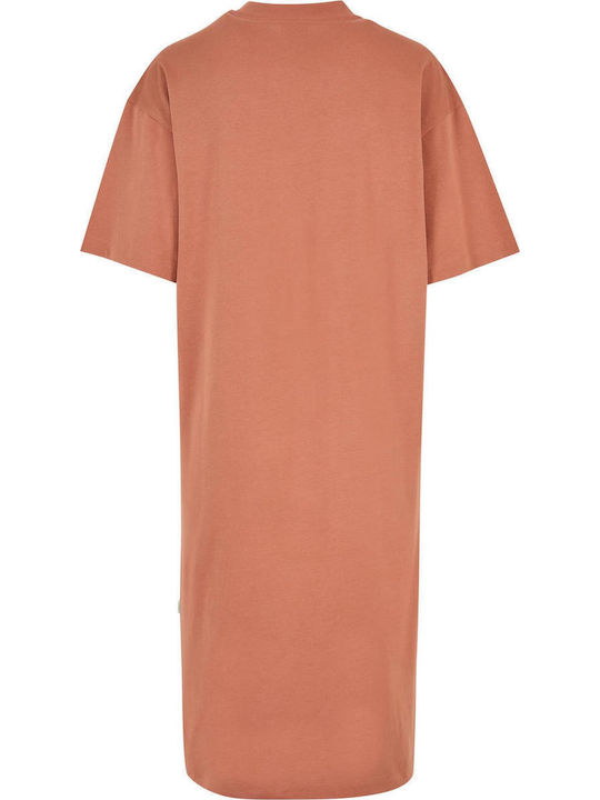 Rochii De Vară Pentru Femei Midi Tricou Rochie Terracotta