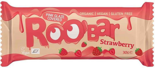 RooBar Organic Strawberry Energy Bar 30g