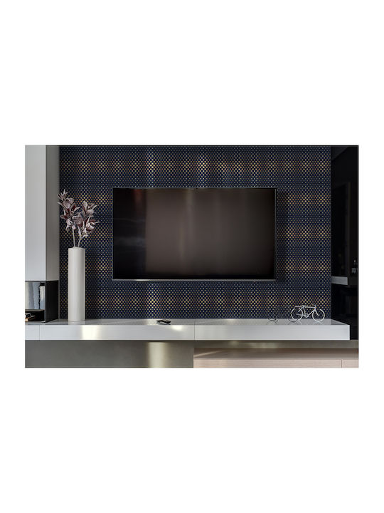 Panou Decorativ de Perete din Vinil Model cu Buline Galbene 100x50 Cm