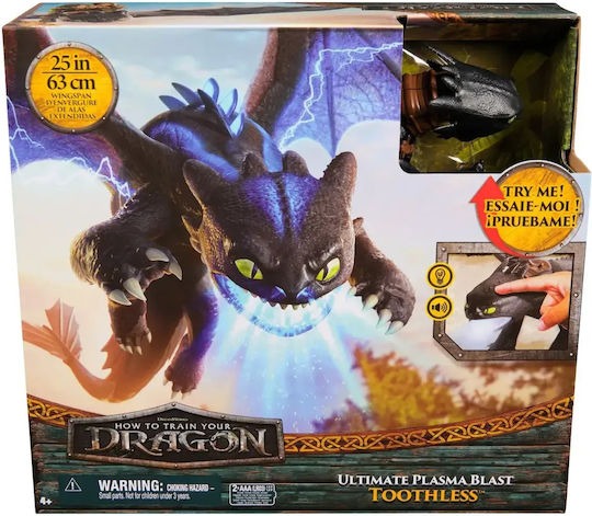 Φigură de acțiune Cum să-ți dresezi dragonul Dragon cu Sunete și Lumini 63cm cm