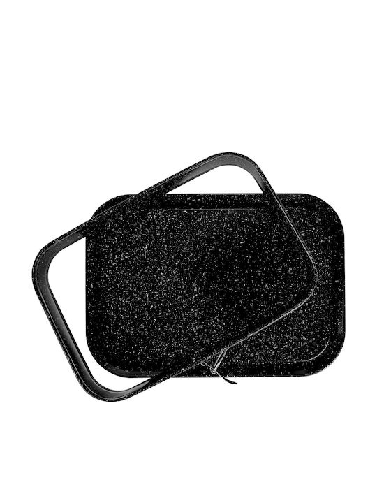 Formă de Patiserie pentru Chec Rectangulare cu Bază Detașabilă 39.5x28x8buc 1buc
