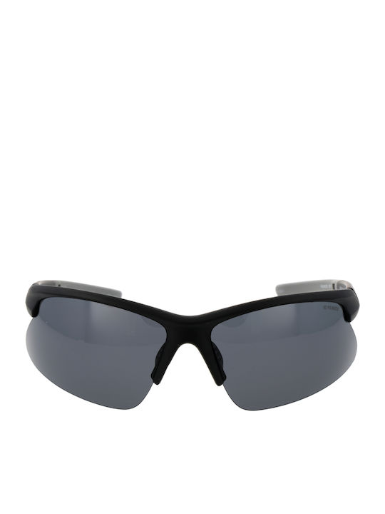 Champion Unisex Γυαλιά Ηλίου με Μαύρο Κοκκάλινο Σκελετό και Γκρι Φακό CU5128-75C01