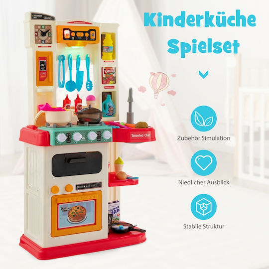 Costway Kinderküche Für 3+ Jahre 65 Stück