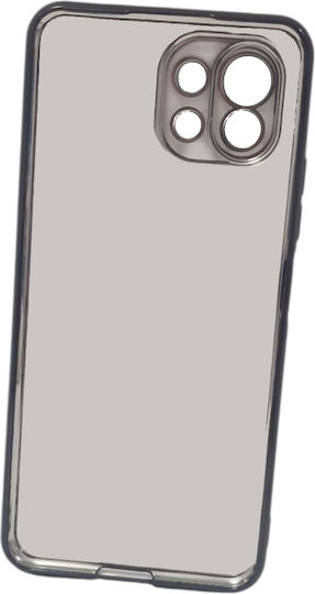 Naxius Plating Back Cover Σιλικόνης Μαύρο (Xiaomi Mi 11 Lite / 11 Lite 5G / 11 Lite 5G NE)
