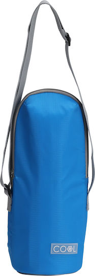 Excellent Houseware Insulated Bottle Bag Polyester 12x32 Cm 1.5 L Blue