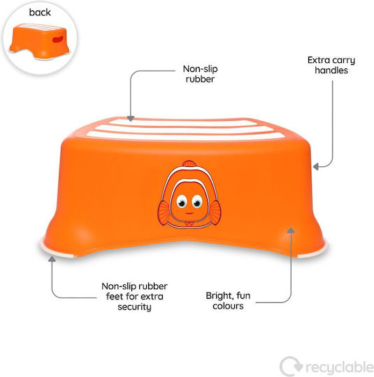 My Little Step Stool Помощно Стомпало За Баня Clownfish Mlss-cf