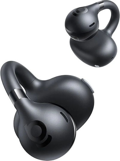 Baseus BC1 Open Ear Bluetooth Handsfree Ακουστικά με Αντοχή στον Ιδρώτα και Θήκη Φόρτισης Μαύρα