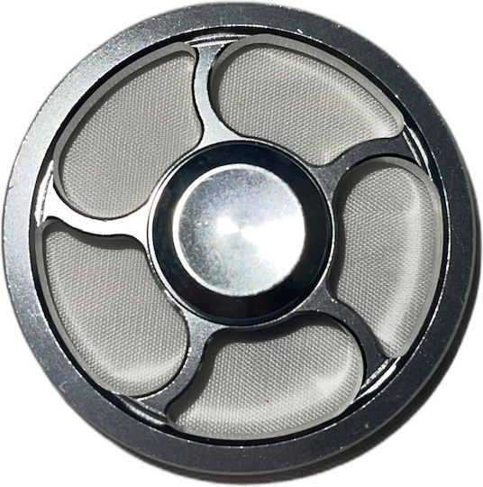 Fidget Spinner Μεταλλικό Ασημί