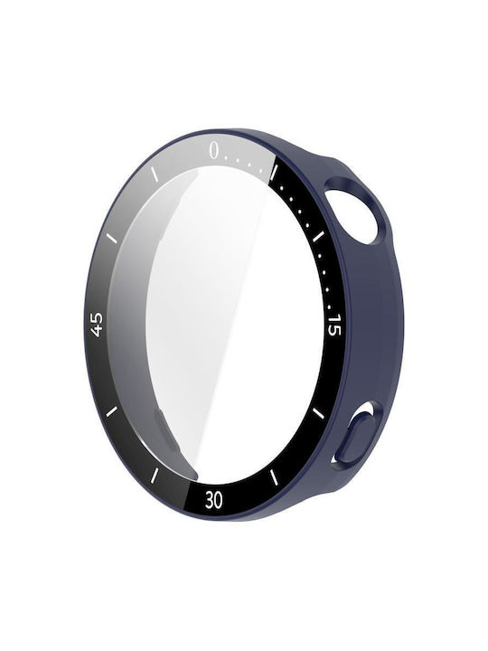Πλαστική Θήκη με Τζαμάκι σε Μπλε χρώμα για Huawei Watch GT 6 41mm