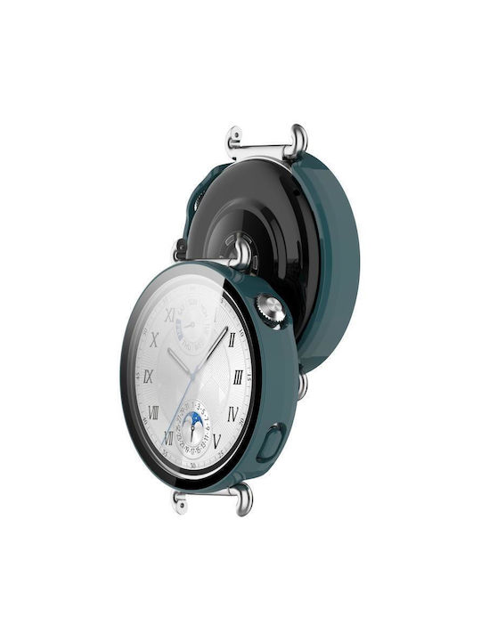 Пластмасов Калъф със Стъкло в Прозрачен цвят за Huawei Watch GT 6 41mm