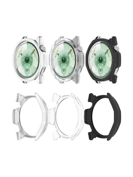 Πλαστική Θήκη με Τζαμάκι σε Μαύρο χρώμα για Huawei Watch GT 6 41mm