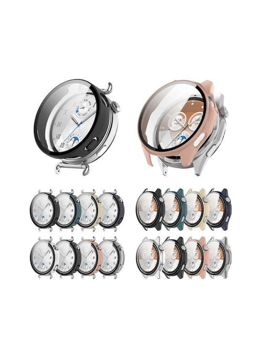 Пластмасов Калъф със Стъкло в Зелен цвят за Huawei Watch GT 6 41mm