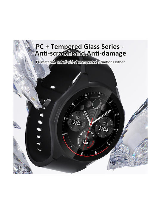 Plastic Case with Glass in Beige color for Huawei Watch GT 6 41mm