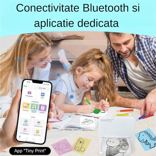 Smartic Θερμικός Εκτυπωτής Αποδείξεων Φορητός Bluetooth / USB
