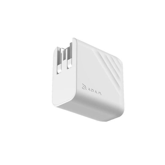 Adam Elements Φορτιστής Χωρίς Καλώδιο με Θύρα USB-A και 2 Θύρες USB-C 67W Λευκός (P67)